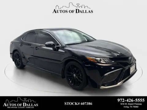 Black 2021 Toyota Camry XSE for sale in Irving, TX