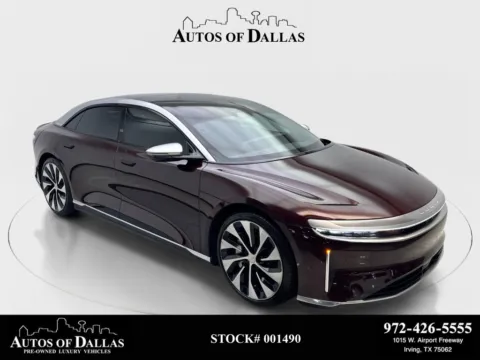 Red 2022 Lucid Air Grand Touring for sale in Irving, TX
