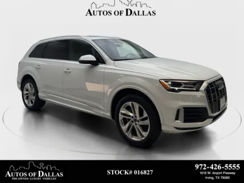 White 2023 Audi Q7 45 Premium for sale in Irving, TX