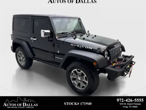 Black 2014 Jeep Wrangler Rubicon for sale in Irving, TX