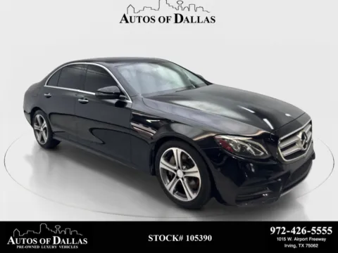 Black 2017 Mercedes-Benz E-Class E 300 for sale in Irving, TX