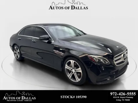 Black 2017 Mercedes-Benz E-Class E 300 for sale in Irving, TX