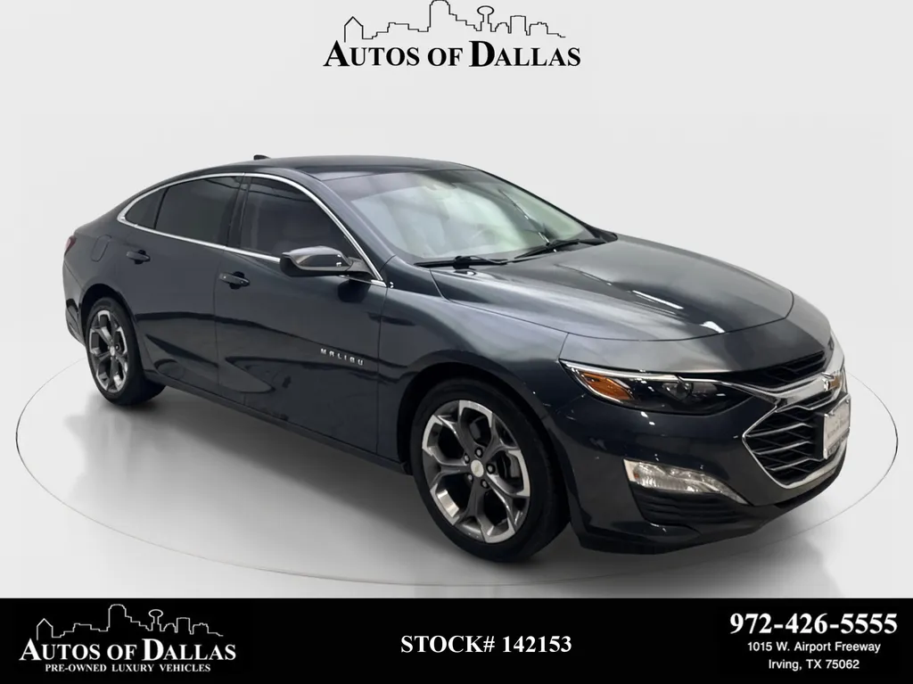 Gray 2020 Chevrolet Malibu LT for sale in Irving, TX