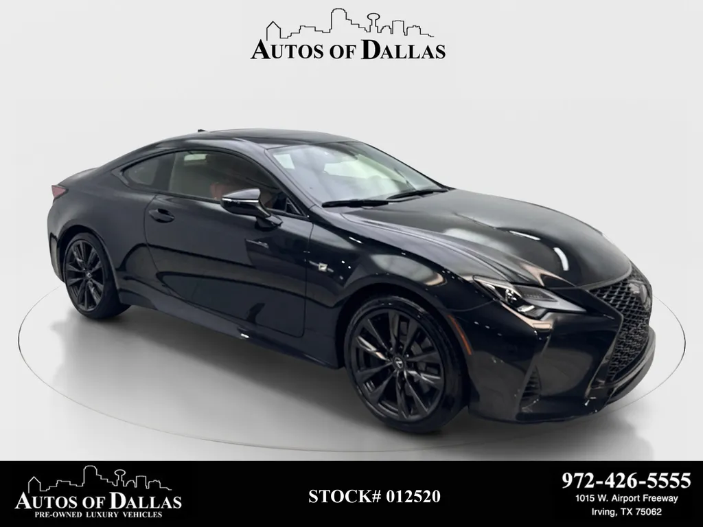 Black 2023 Lexus RC 300 for sale in Irving, TX