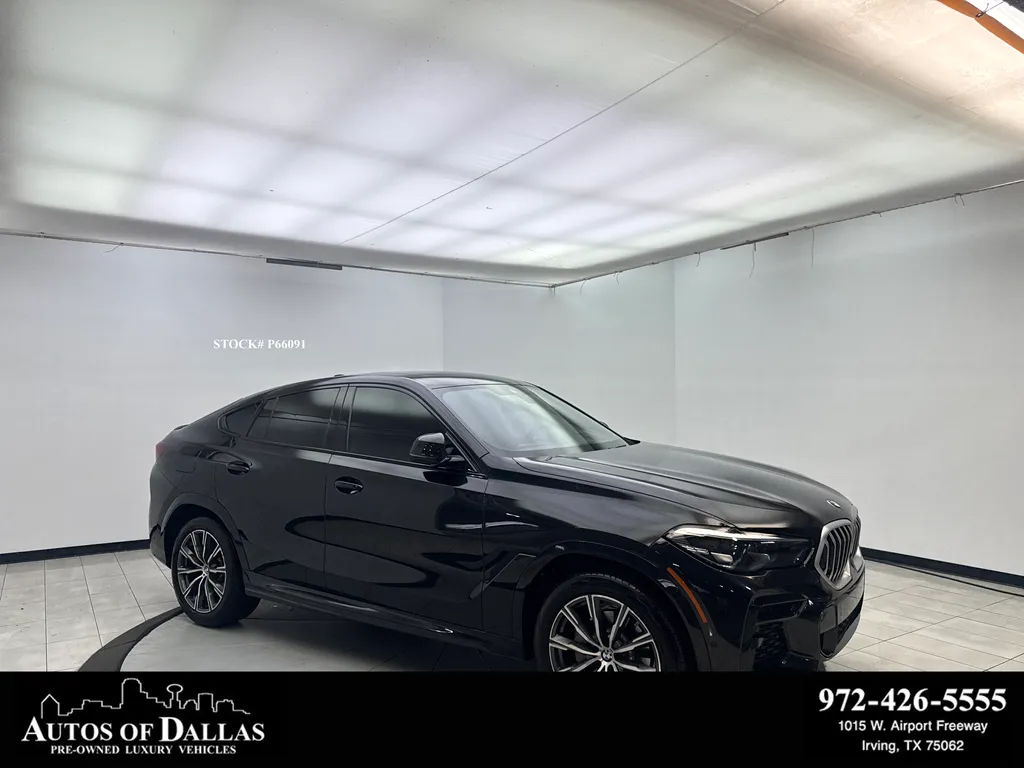 Black 2023 BMW X6 xDrive40i for sale in Irving, TX