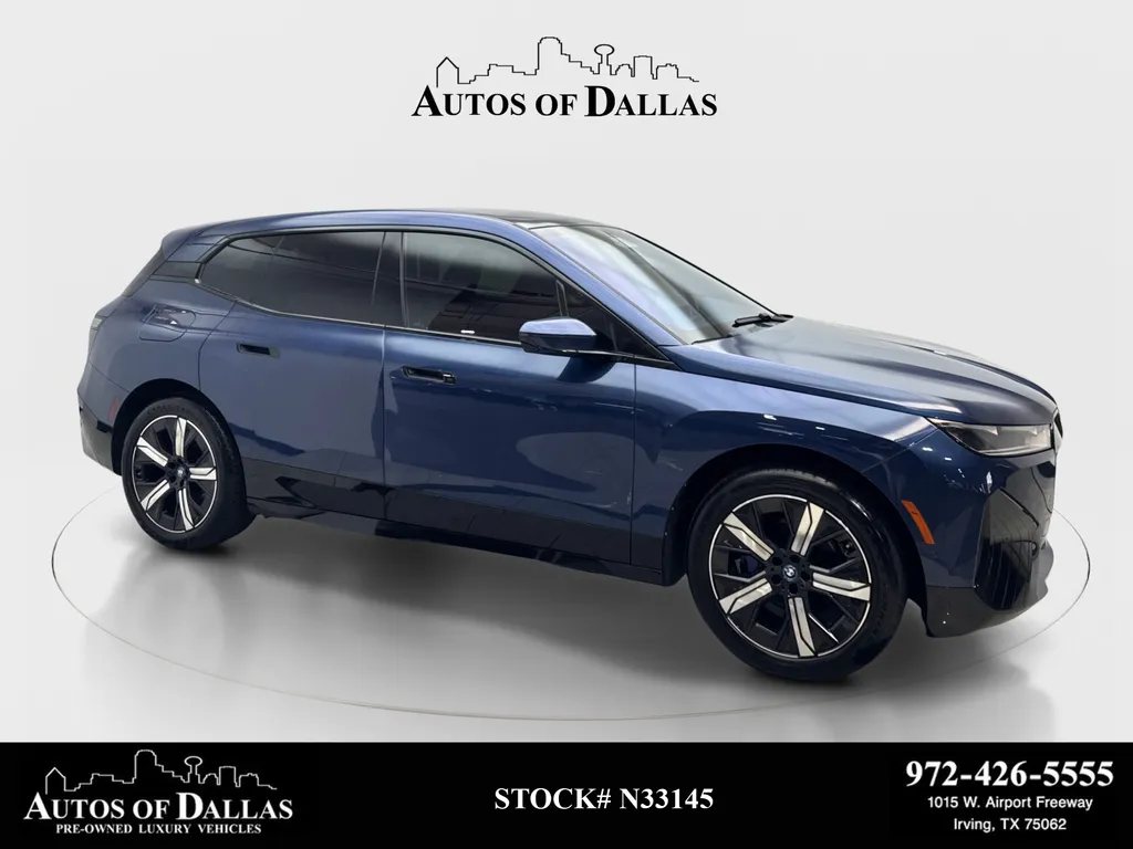 Blue 2024 BMW iX xDrive50 for sale in Irving, TX