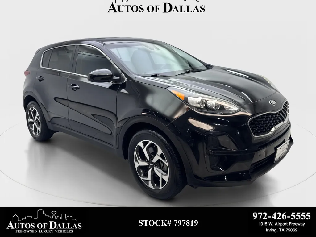 Black 2020 Kia Sportage LX for sale in Irving, TX