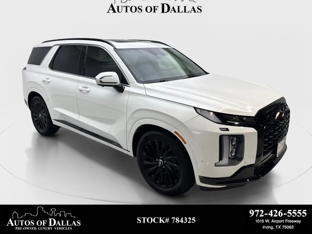 White 2024 Hyundai Palisade Calligraphy Night Edition for sale in Irving, TX