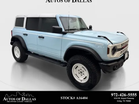 Blue 2024 Ford Bronco Heritage Edition for sale in Irving, TX