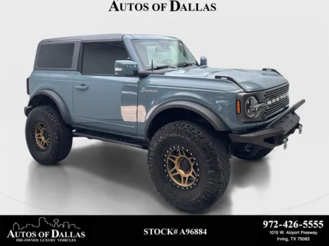 Blue 2022 Ford Bronco Outer Banks for sale in Irving, TX