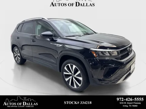 Black 2023 Volkswagen Taos 1.5T SE for sale in Irving, TX