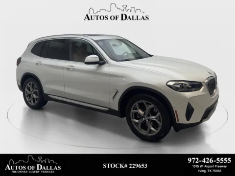 White 2023 BMW X3 sDrive30i for sale in Irving, TX