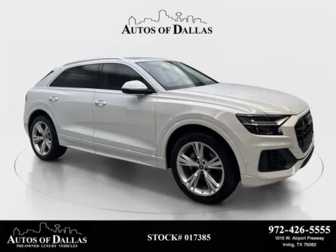 White 2023 Audi Q8 55 Premium for sale in Irving, TX