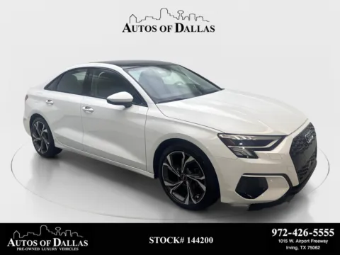 White 2023 Audi A3 40 Premium for sale in Irving, TX