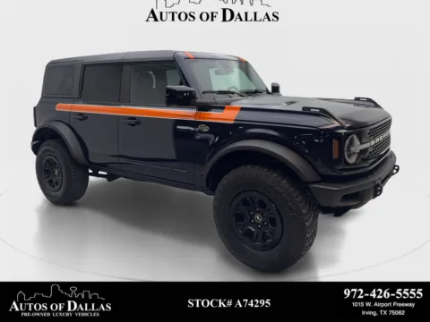 Blue 2021 Ford Bronco Wildtrak for sale in Irving, TX