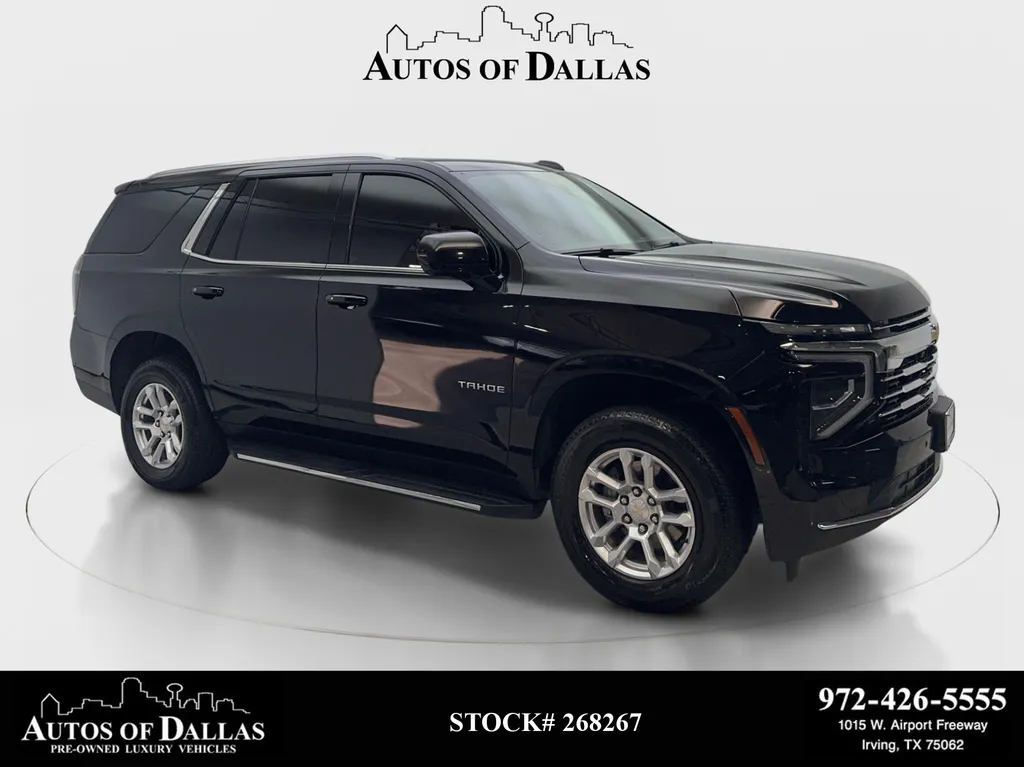 Black 2025 Chevrolet Tahoe LT for sale in Irving, TX