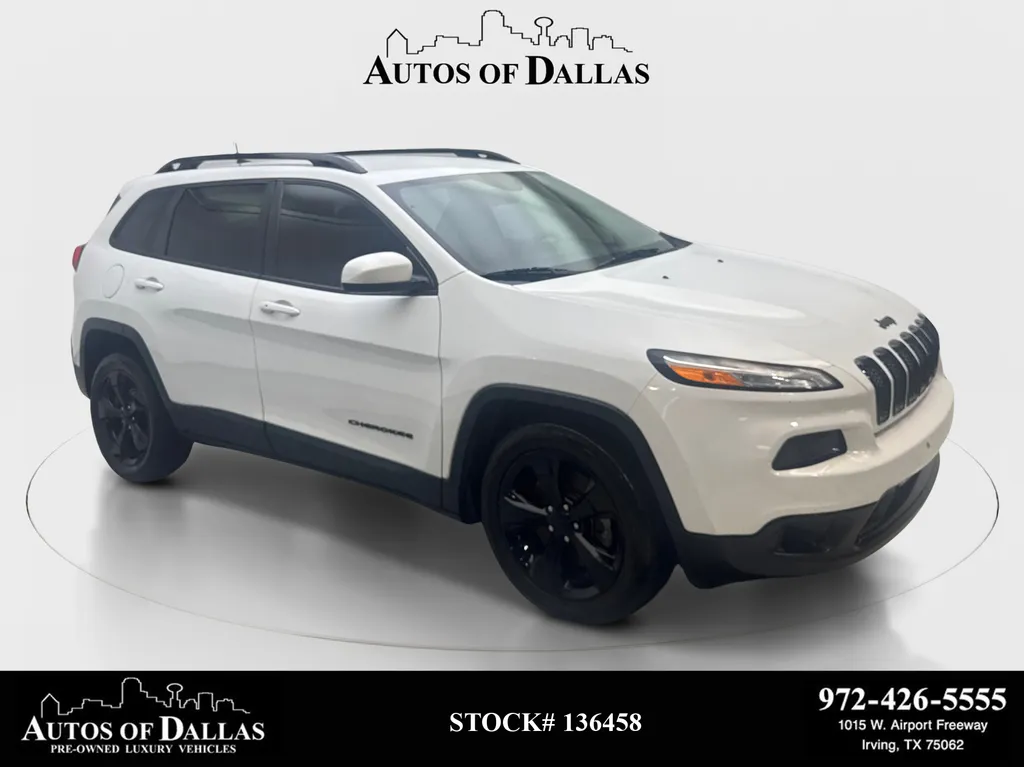 White 2016 Jeep Cherokee Latitude for sale in Irving, TX