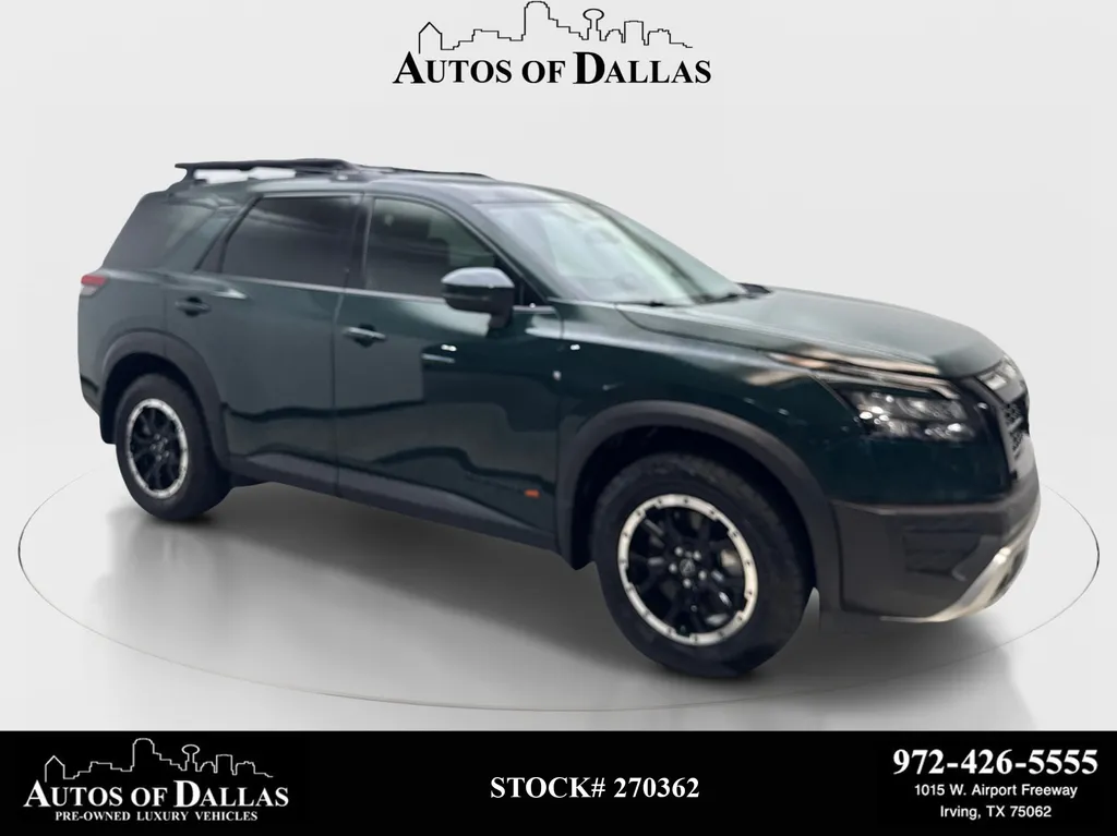 Green 2025 Nissan Pathfinder Rock Creek for sale in Irving, TX