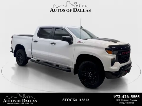 White 2024 Chevrolet Silverado 1500 Custom Trail Boss for sale in Irving, TX