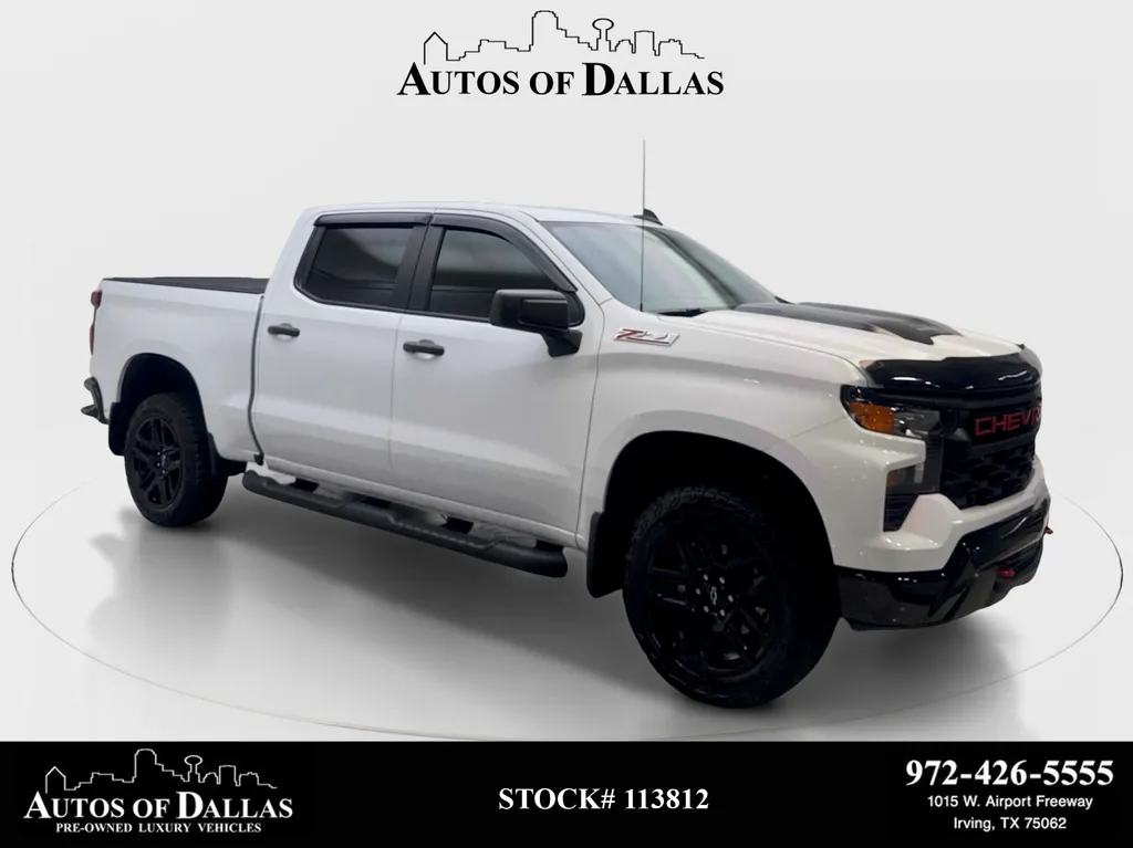 White 2024 Chevrolet Silverado 1500 Custom Trail Boss for sale in Irving, TX
