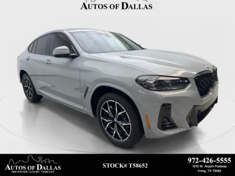 Gray 2024 BMW X4 xDrive30i for sale in Irving, TX
