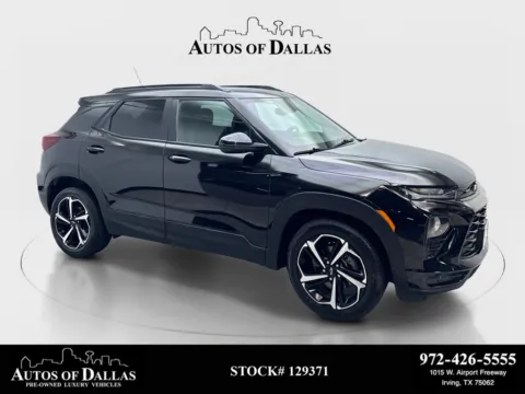 Black 2023 Chevrolet TrailBlazer RS for sale in Irving, TX