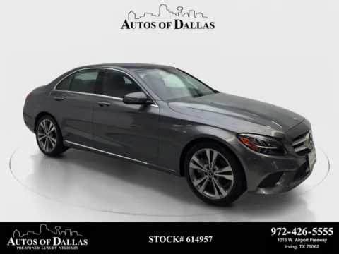 Gray 2021 Mercedes-Benz C-Class C 300 for sale in Irving, TX