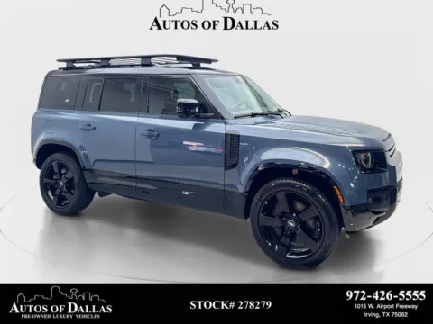 Blue 2024 Land Rover Defender 110 X-Dynamic SE for sale in Irving, TX