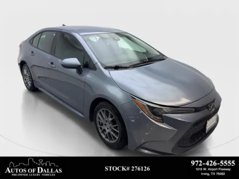 Gray 2022 Toyota Corolla LE for sale in Irving, TX
