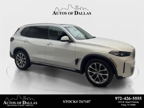 White 2024 BMW X5 xDrive40i for sale in Irving, TX