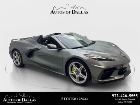 Gray 2024 Chevrolet Corvette Stingray for sale in Irving, TX