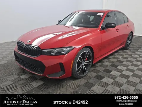 Red 2023 BMW 3 Series 330i for sale in Irving, TX