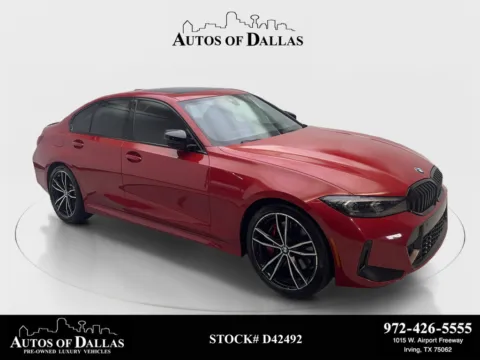 Red 2023 BMW 3 Series 330i for sale in Irving, TX