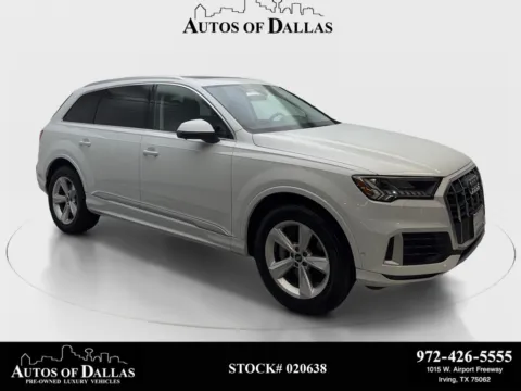 White 2023 Audi Q7 45 Premium Plus for sale in Irving, TX
