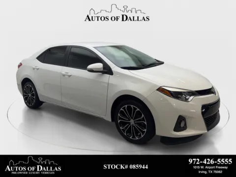 White 2014 Toyota Corolla S Plus for sale in Irving, TX