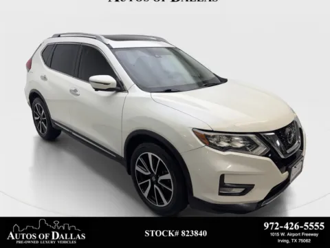 White 2019 Nissan Rogue SL for sale in Irving, TX