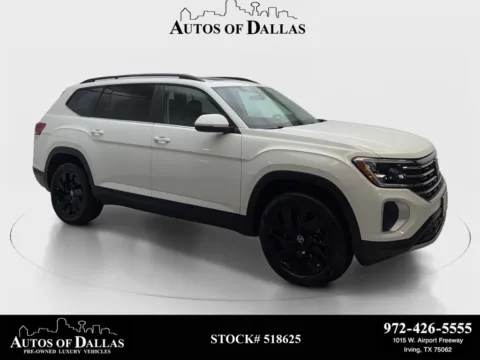 White 2025 Volkswagen Atlas 2.0T SE w/Technology for sale in Irving, TX