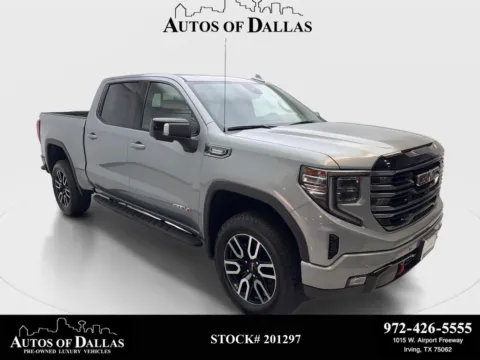 Silver 2025 GMC Sierra 1500 AT4 for sale in Irving, TX