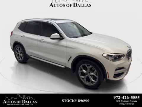 White 2021 BMW X3 sDrive30i for sale in Irving, TX