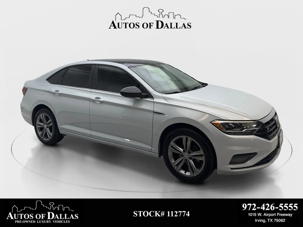White 2019 Volkswagen Jetta R-Line for sale in Irving, TX
