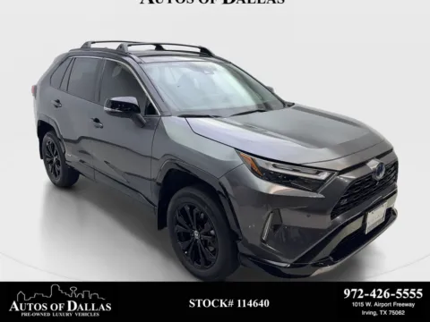 Black 2023 Toyota RAV4 Hybrid XSE for sale in Irving, TX