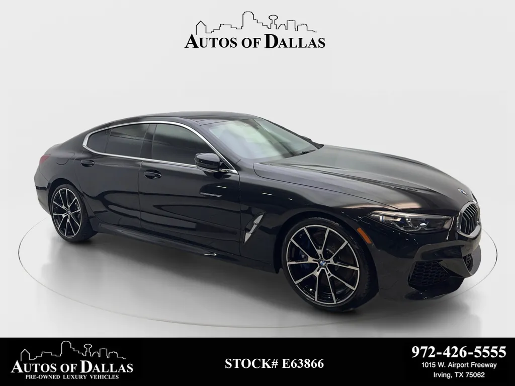 Black 2020 BMW 8 Series M850i xDrive Gran Coupe for sale in Irving, TX
