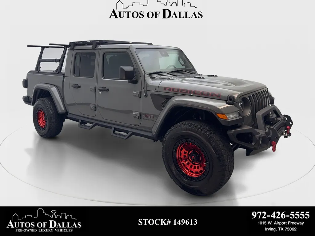 Gray 2020 Jeep Gladiator Rubicon for sale in Irving, TX