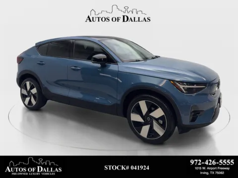 Blue 2023 Volvo C40 Recharge Pure Electric Ultimate for sale in Irving, TX