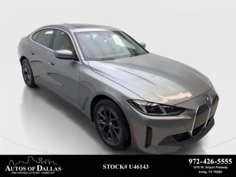 Gray 2025 BMW i4 eDrive40 for sale in Irving, TX