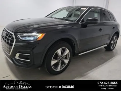 Black 2023 Audi Q5 40 Premium for sale in Irving, TX