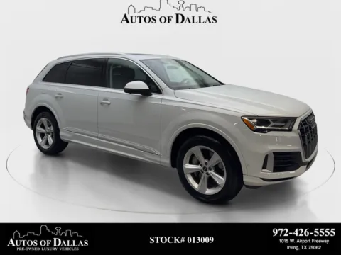 White 2022 Audi Q7 55 Premium for sale in Irving, TX