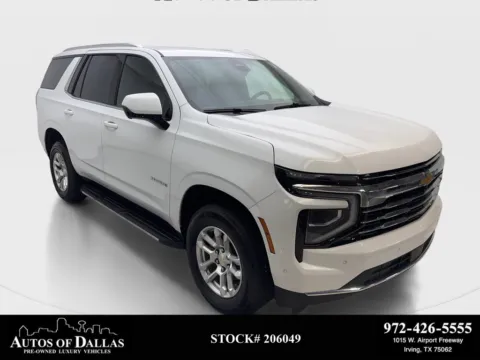White 2025 Chevrolet Tahoe LT for sale in Irving, TX