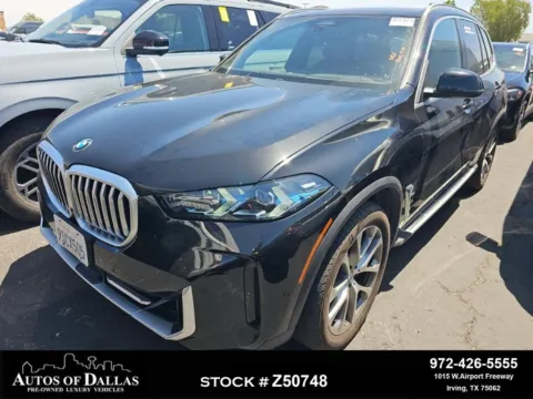 Black 2025 BMW X5 xDrive40i for sale in Irving, TX