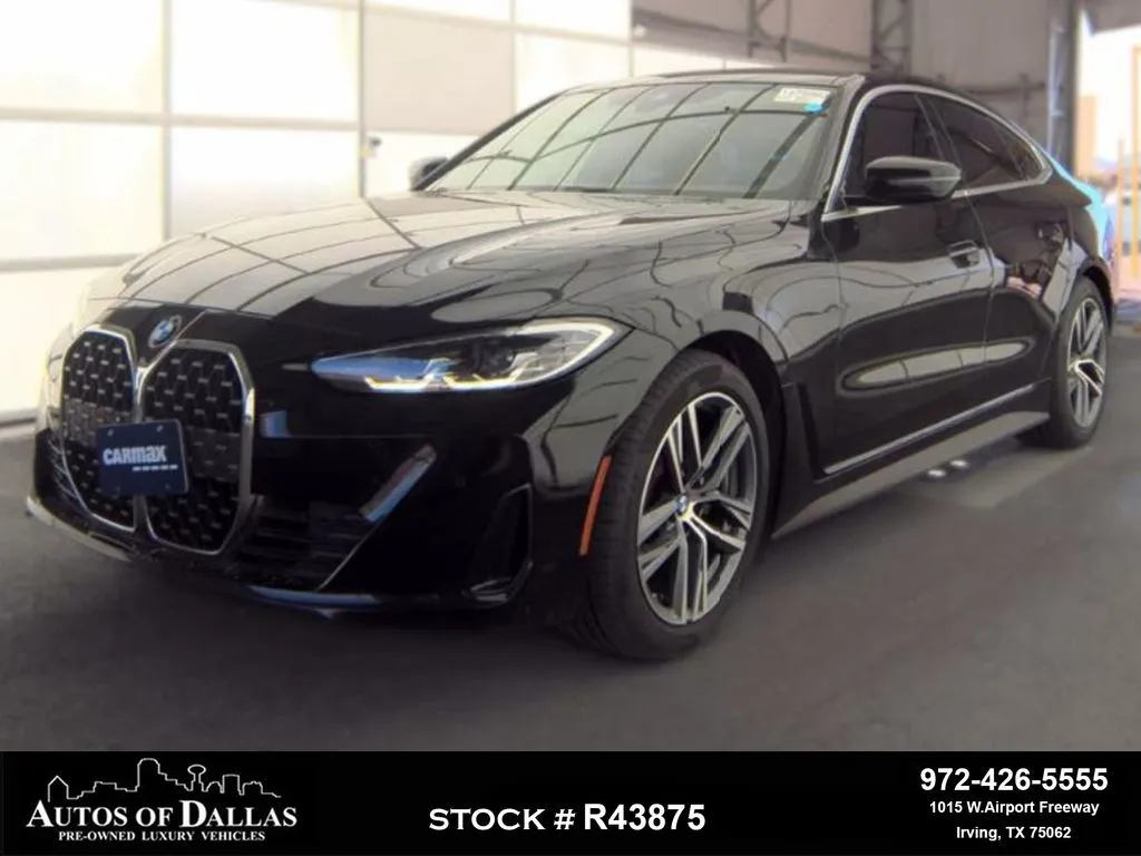 Black 2024 BMW 4 Series 430i Gran Coupe for sale in Irving, TX